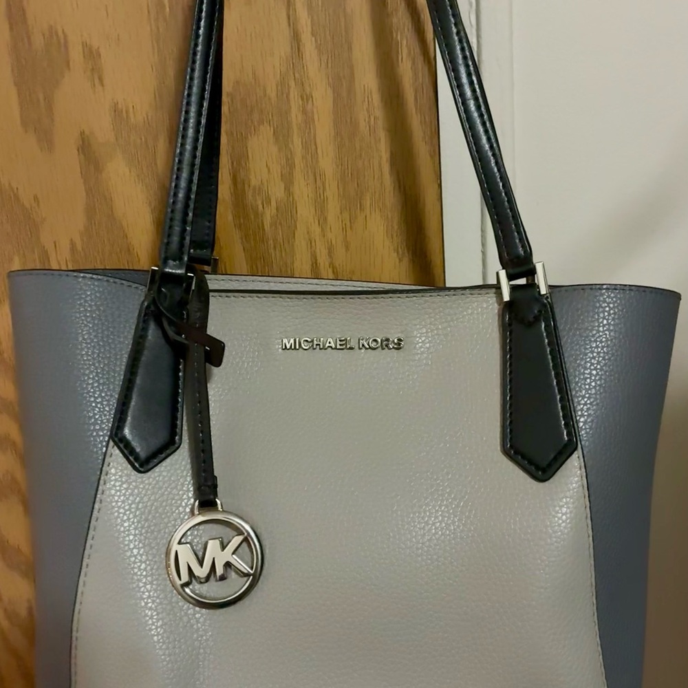Michael Kors Two-Tone Black and Gray Tote